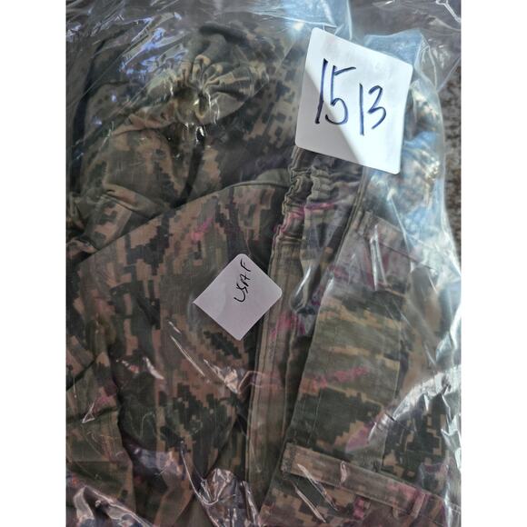 USAF Military Green Tan Camo Heavy Duty Women's Jogger Pants SZ 12S - Picture 10 of 10